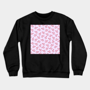 Kawaii Axolotl Pattern Crewneck Sweatshirt